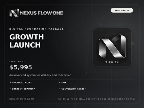 Nexus Flow One Growth Launch package — $5,995