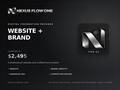 Nexus Flow One Website + Brand package — $2,495