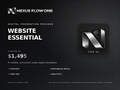 Nexus Flow One Website Essential package — $1,495